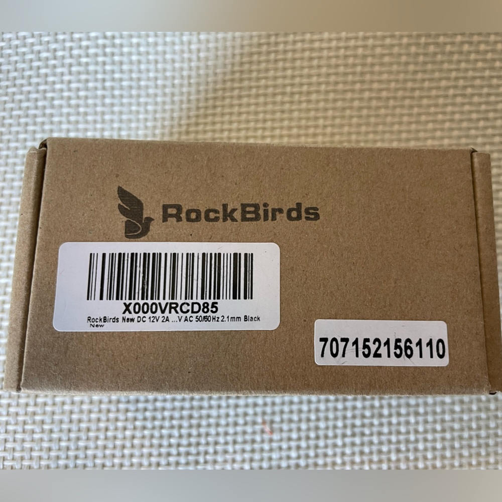 RockBirds New DC 12V 2A  Adapter for 100V- 240V AC 50/60Hz